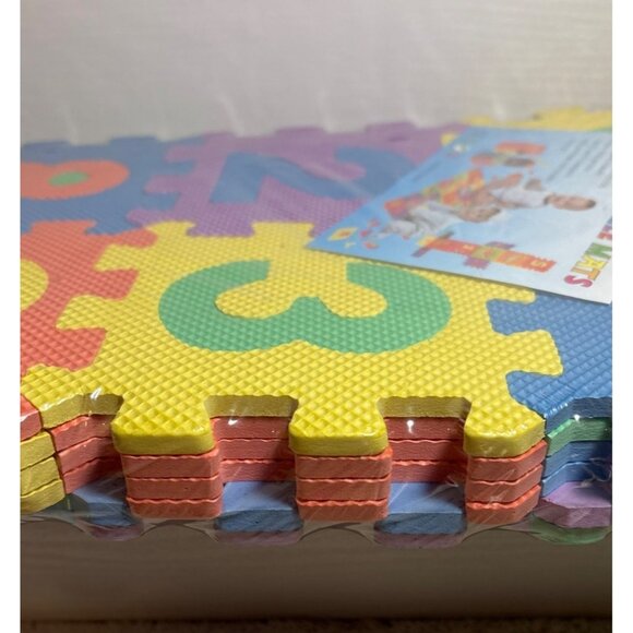 EVA Foam Alphabet Number Puzzle Mats For Kids Non-Toxic Educational Floor Tiles - Picture 5 of 6